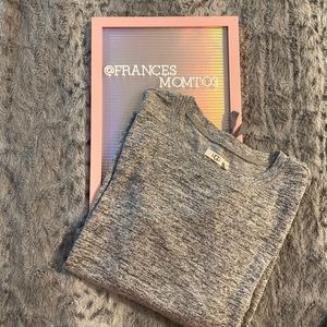 Soft and lightweight gray Ugg side tie tunic